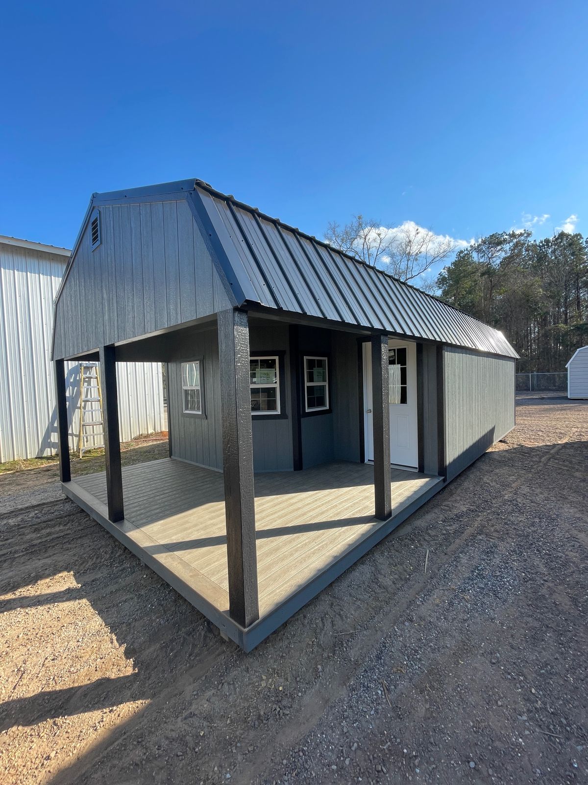 Lofted barn cabin with front porch