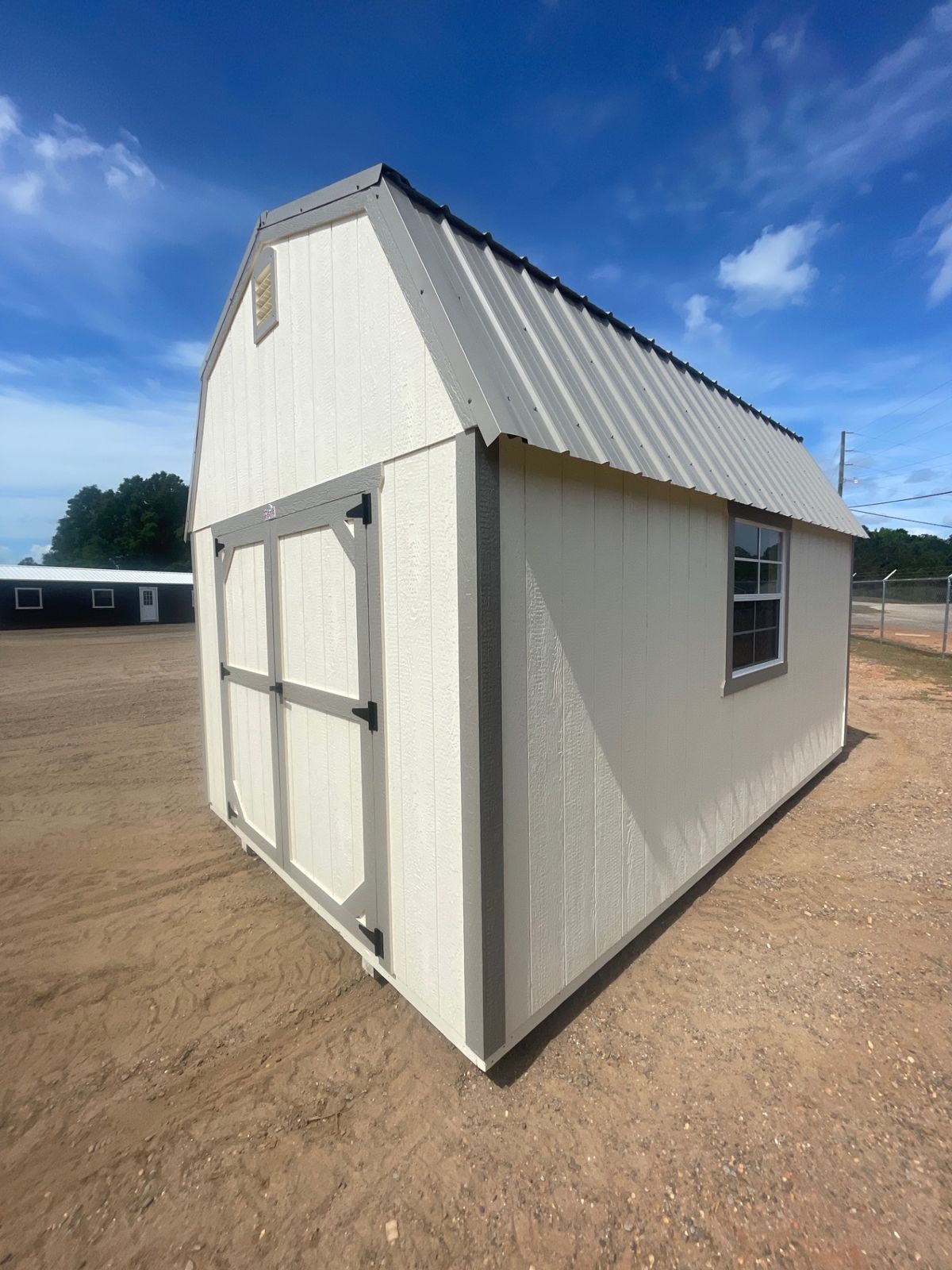 Lofted barn storage shed